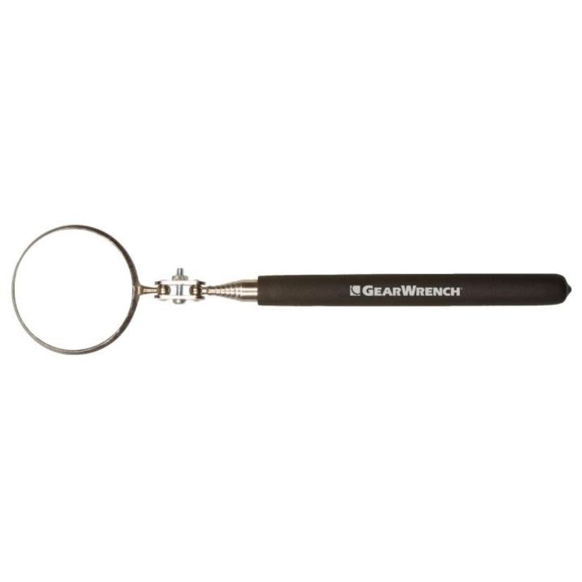 GEARWRENCH 84086 Inspection Mirror, 2-1/4 in Mirror, Circular Shape, 36-3/8 in L, Telescoping Handle